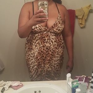 Animal print dress